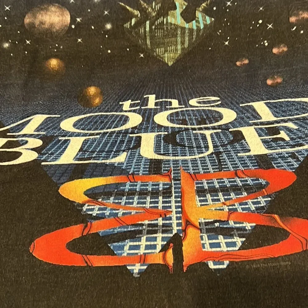 Vintage mens size XL authentic 1998 Moody Blues band T-shirt GVC